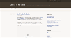 Desktop Screenshot of codinginthecloud.com